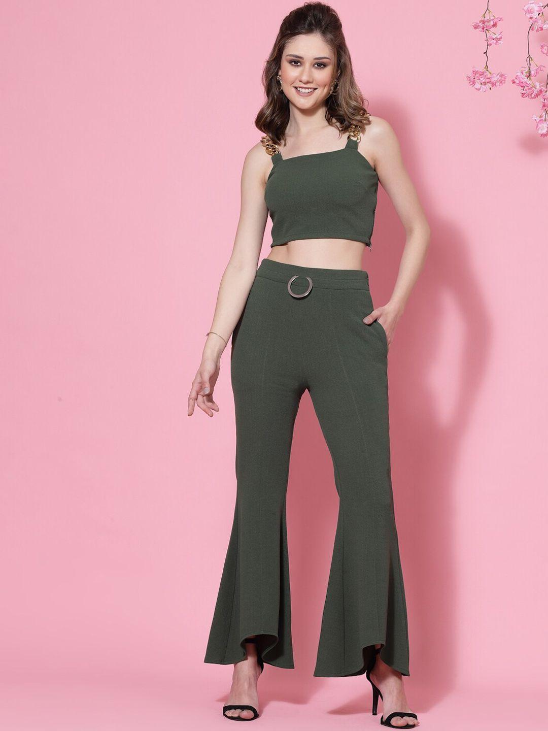 kassually women top with trouser co-ords