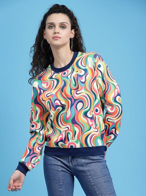 kassually multicolor printed sweatshirt