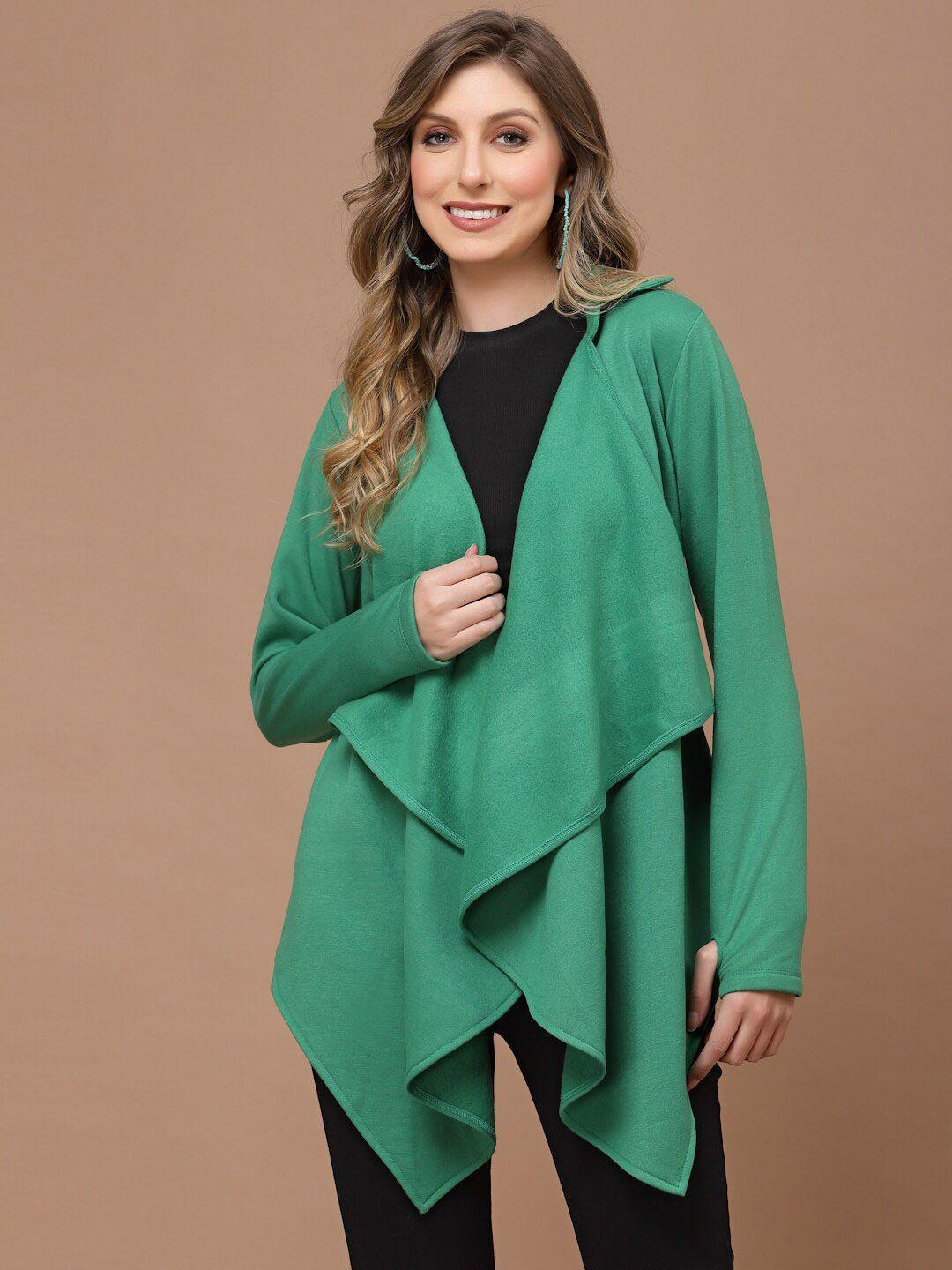 kassually women long sleeves longline shrug