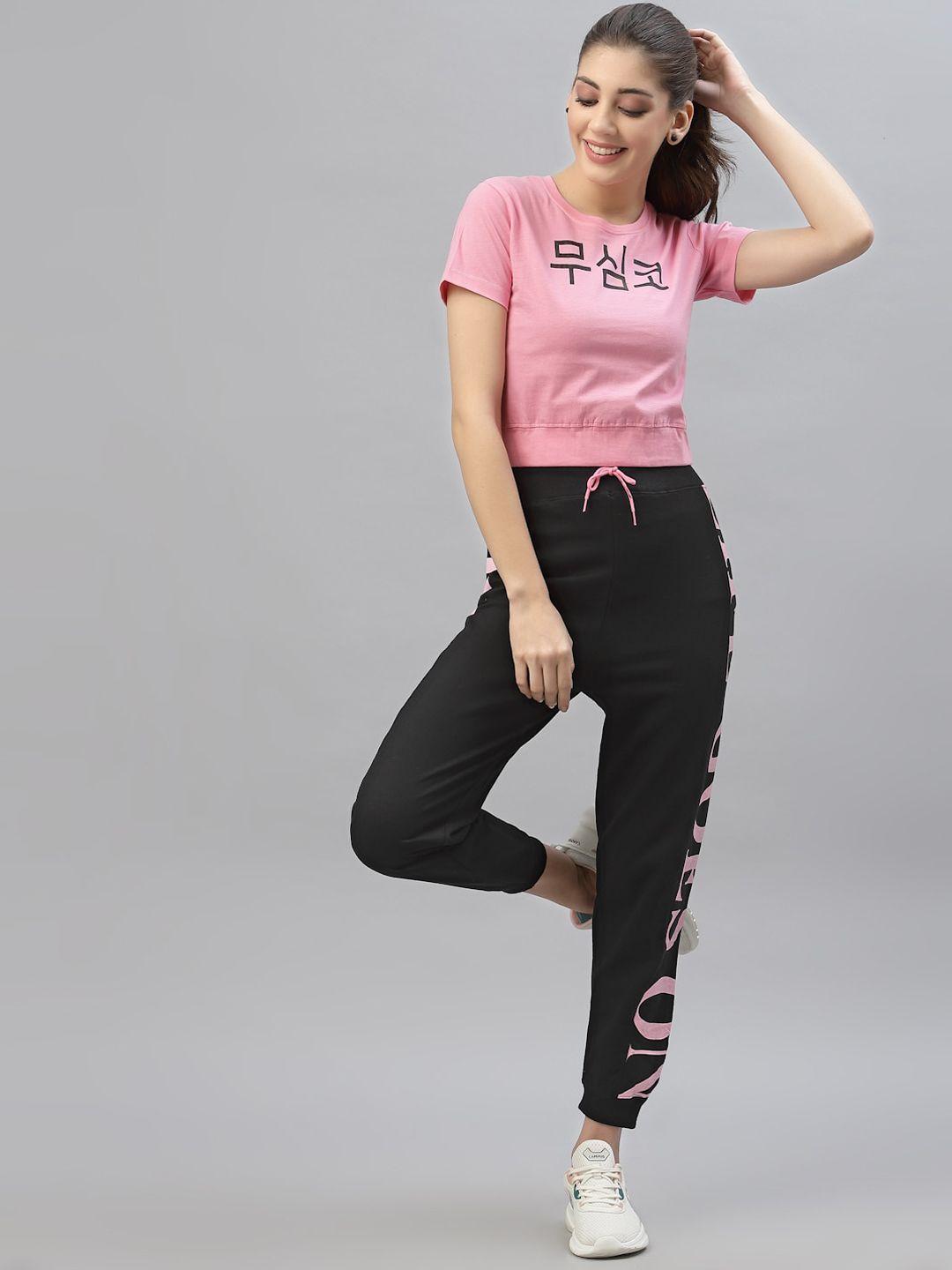 kassually women pink tracksuits