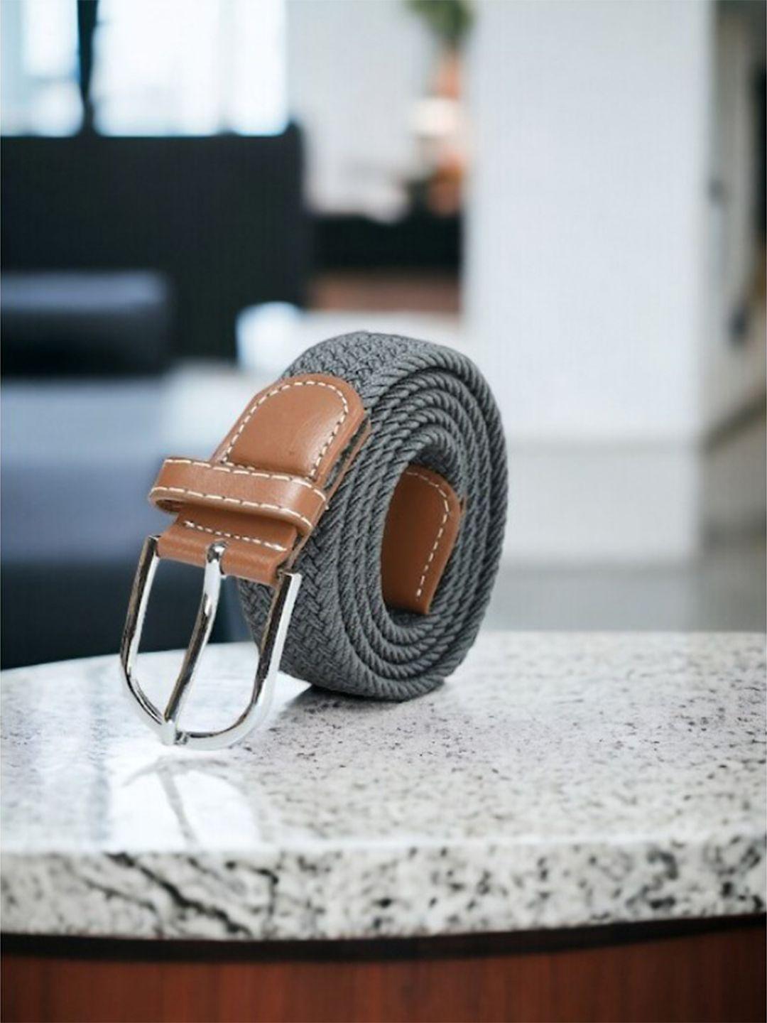 kastner unisex canvas braided slim stretchable belt