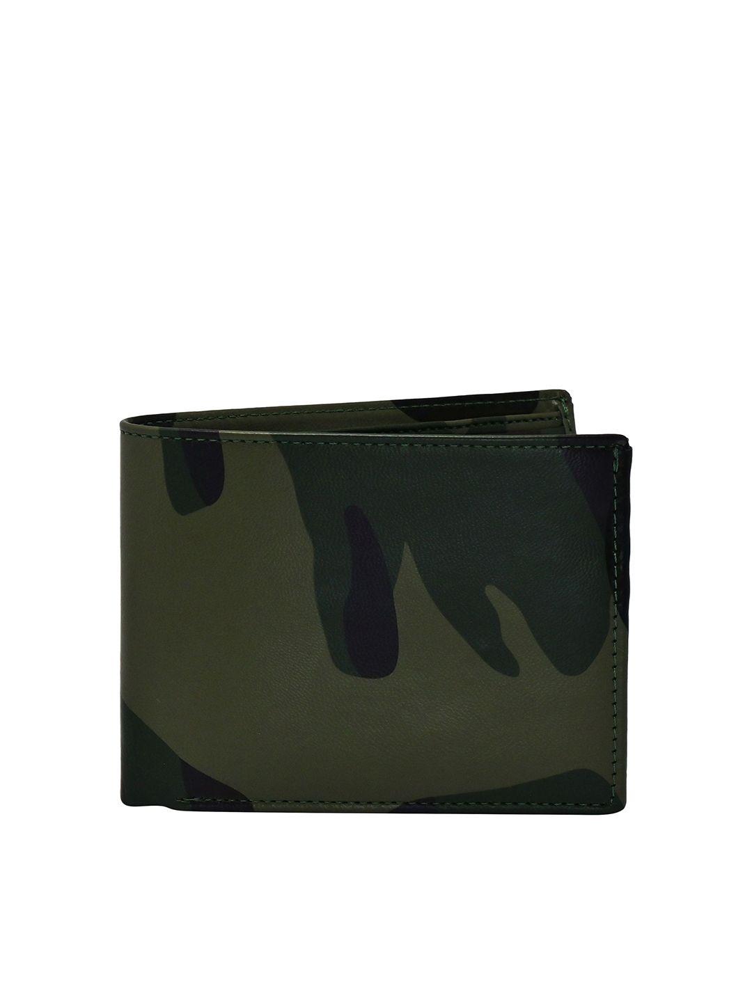 kastner men camouflage printed two fold wallet with sd card holder