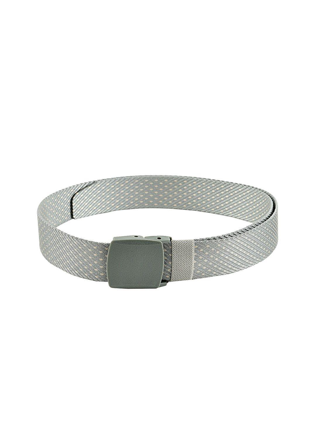 kastner men silver-toned woven design belt
