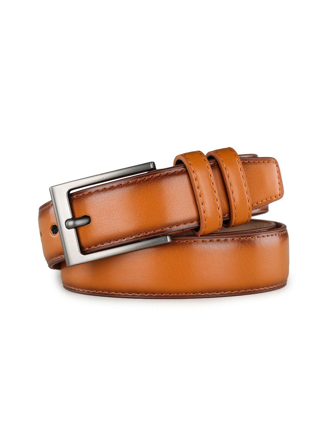 kastner men tan brown solid belt