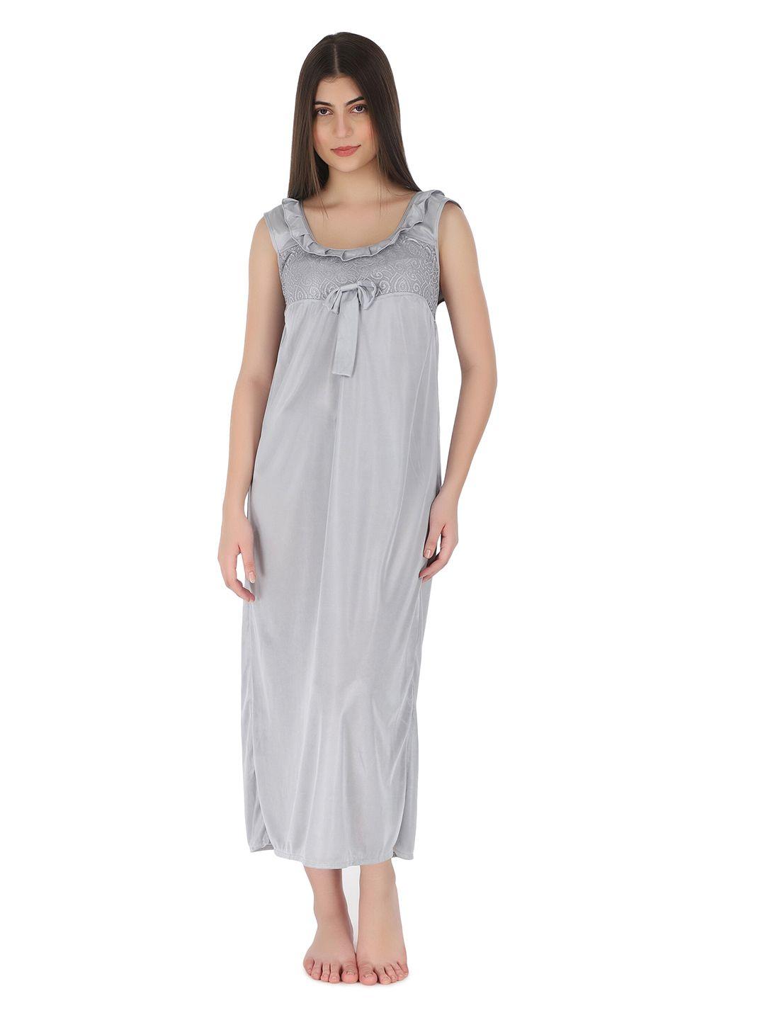 kastner satin sleeveless maxi nightdress with robe