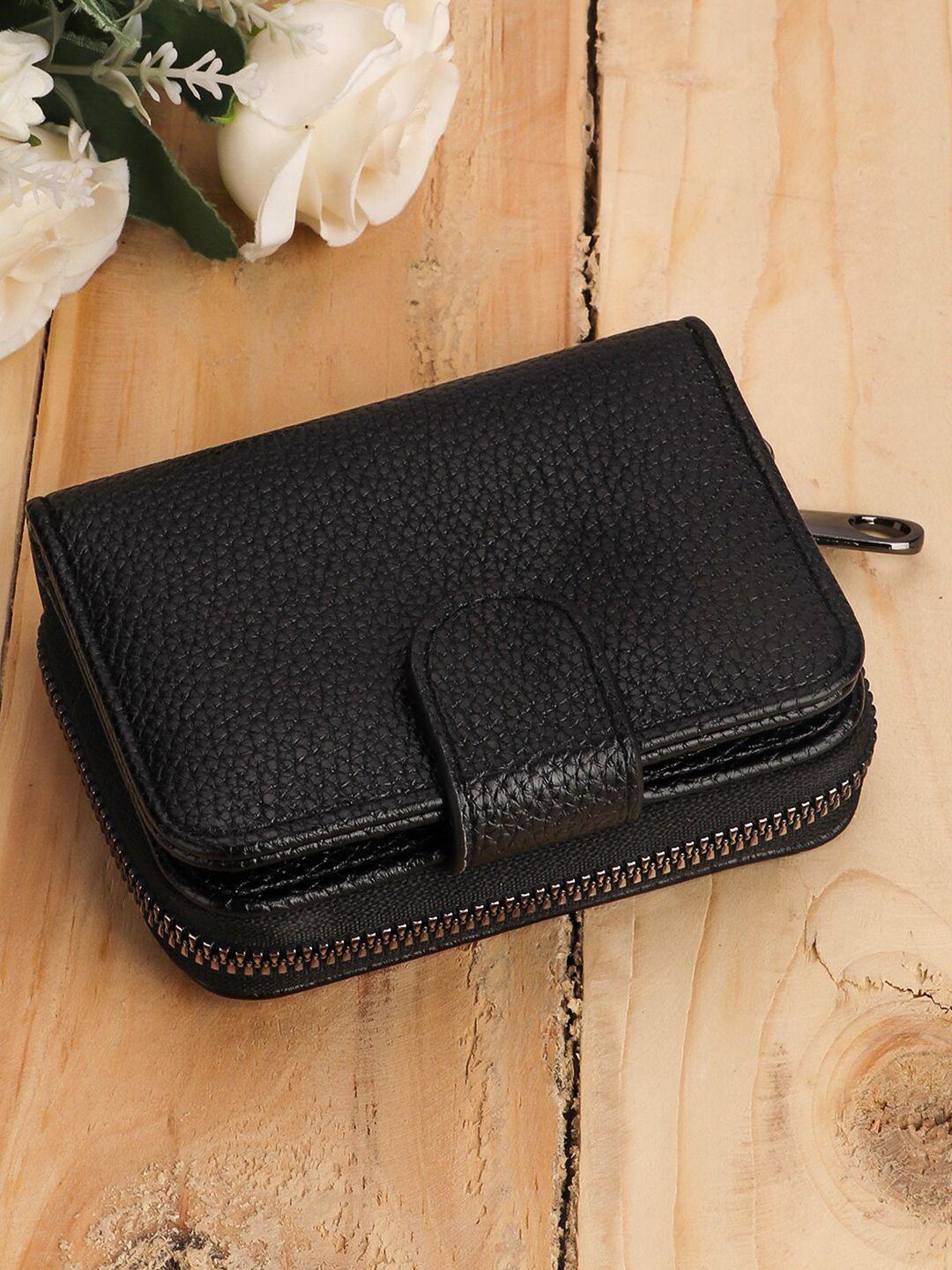 kastner textured zip around card holder