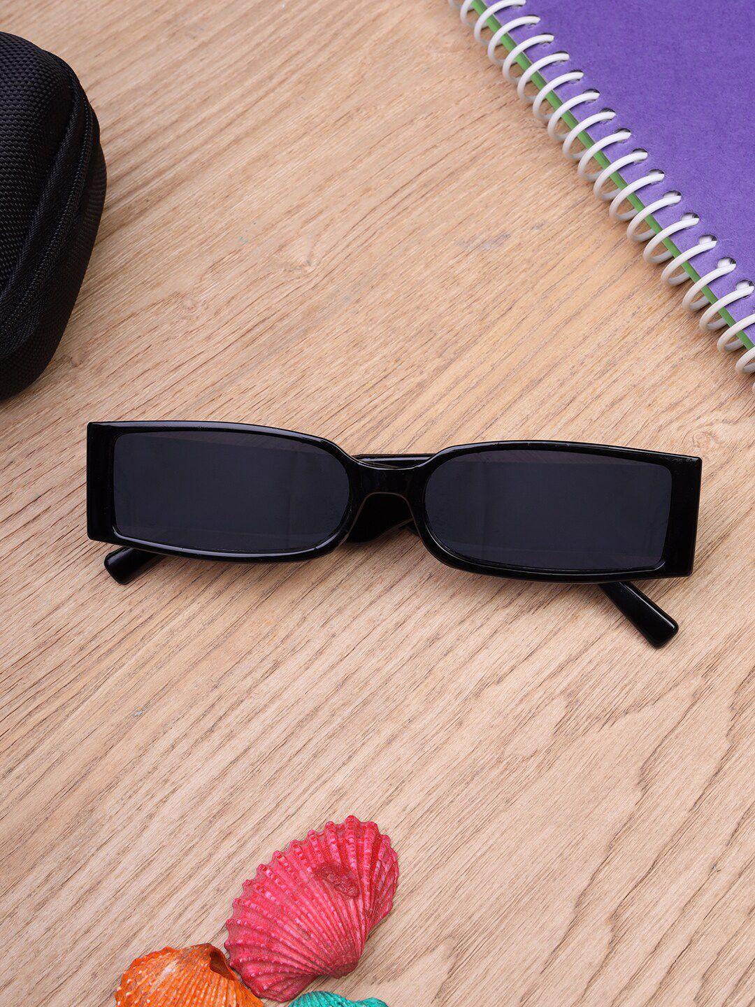 kastner unisex set of 2 rectangle sunglasses with uv protected lens rel_cm2_mcstn_whit-blk