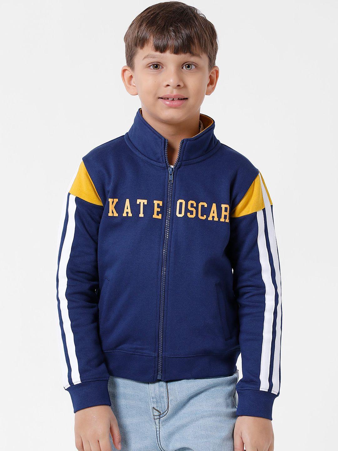 kate & oscar boys printed fleece sweatshirt