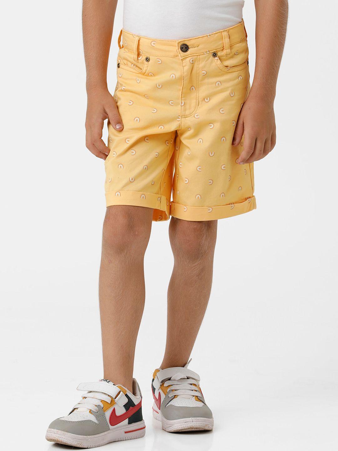 kate & oscar boys conversational printed cotton regular shorts