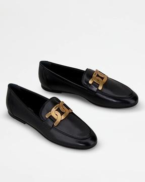 kate loafers in leather