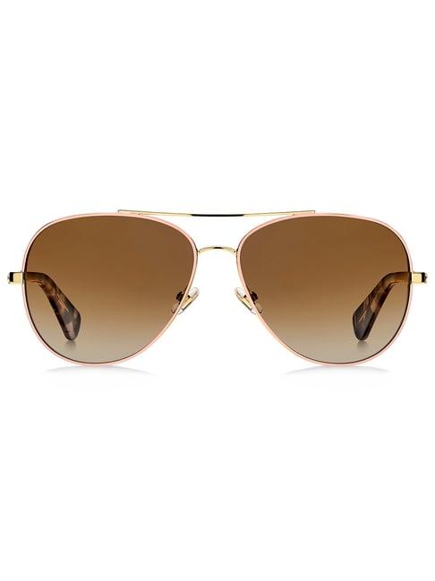 kate spade brown pilot sunglasses for women