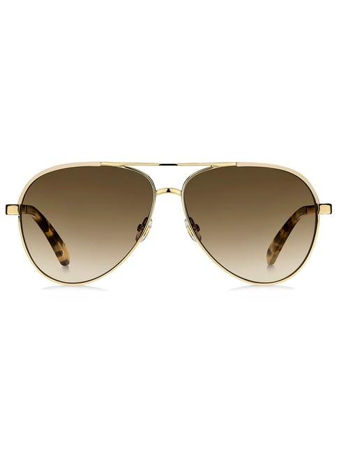 kate spade brown pilot sunglasses for women