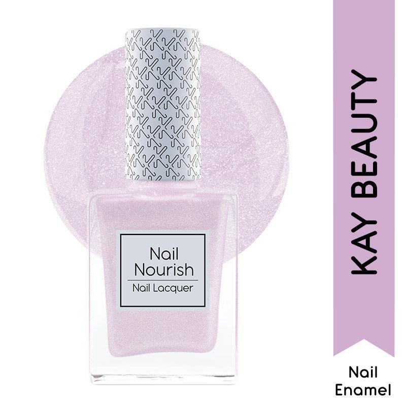 kay beauty nail nourish glitter pastel nail enamel polish