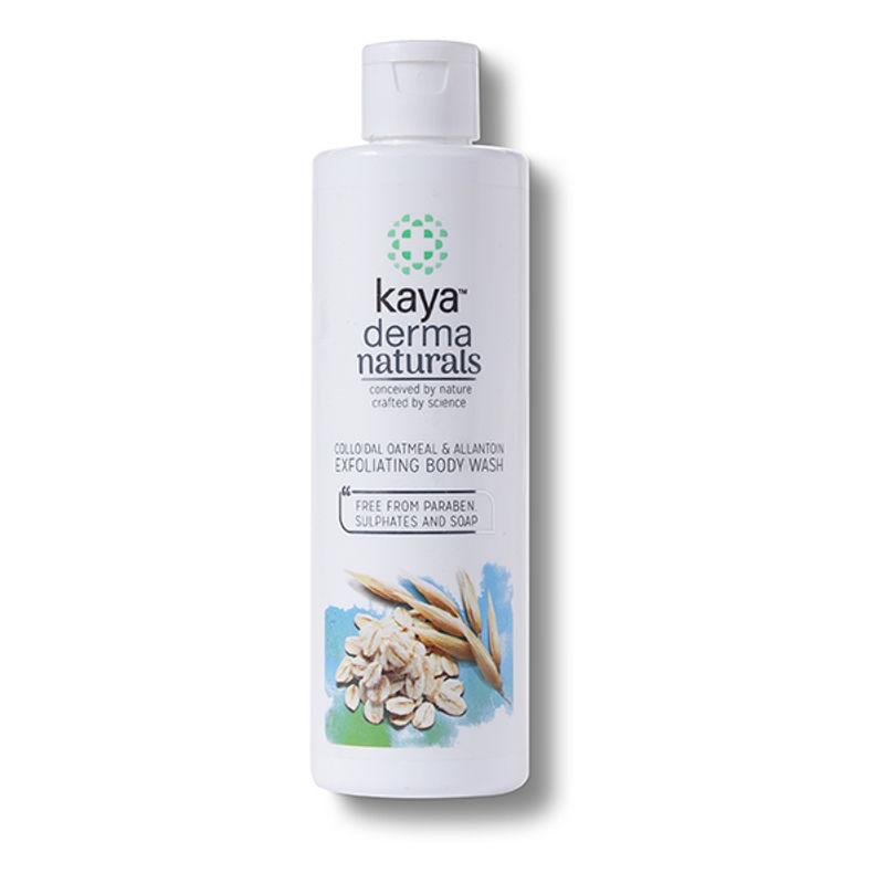kaya colloidal oat meal & allantoin exfoliating body wash