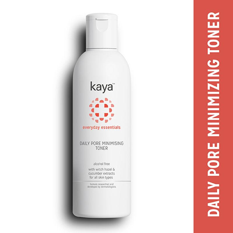 kaya daily pore minimising toner, with witch hazel & cucumber extract for all skin types