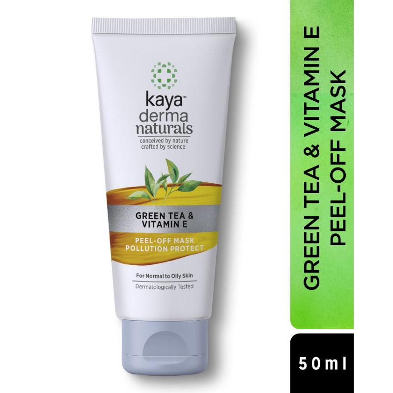 kaya green tea & vitamin e peel-off mask