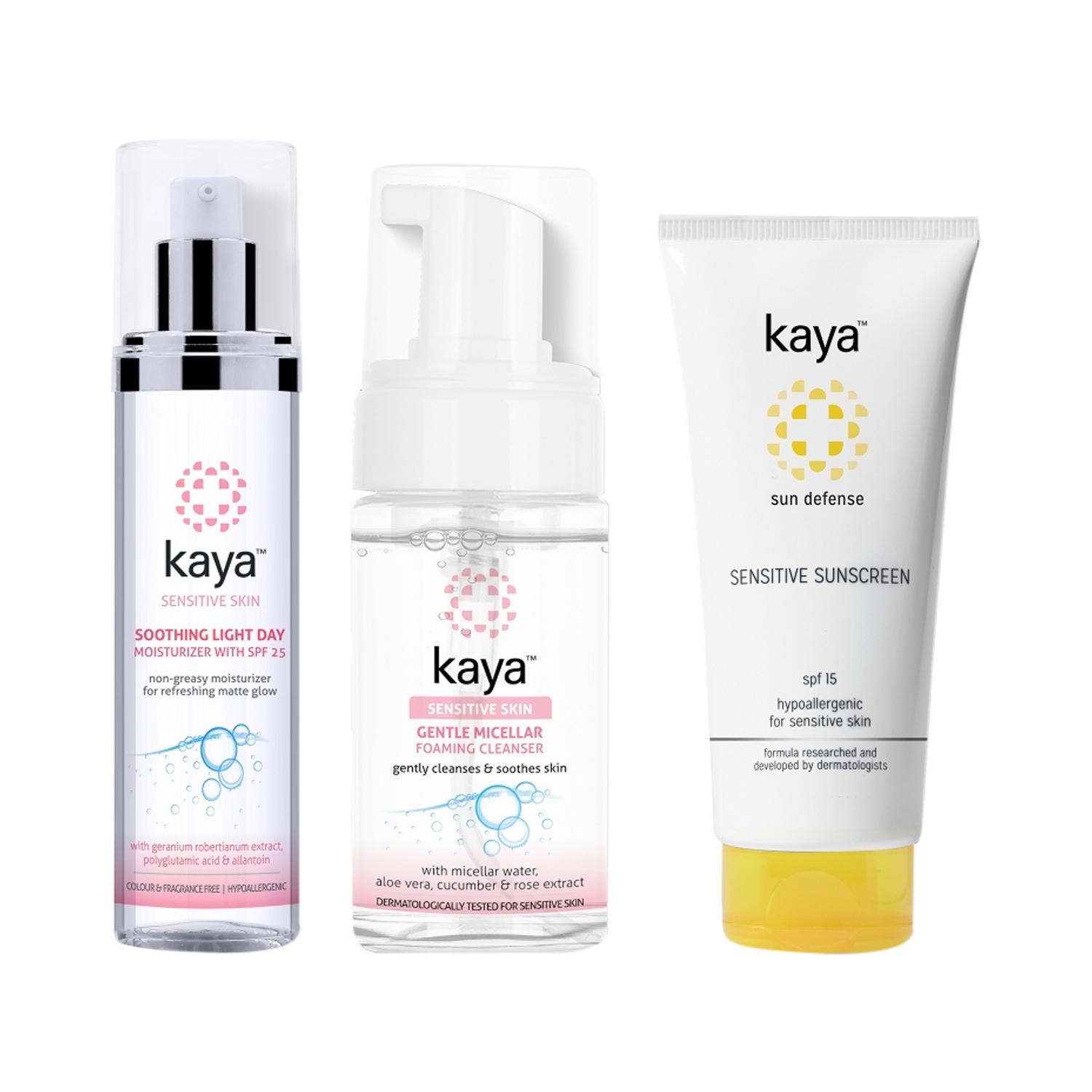 kaya sensitive skin combo