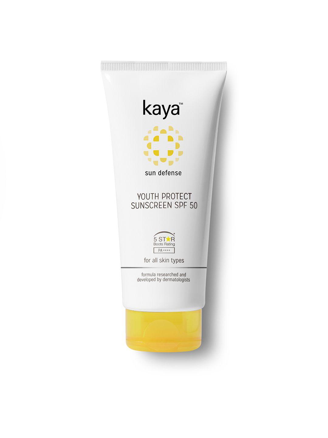 kaya youth protect spf50 sunscreen - pa++++ - all skin types 50ml