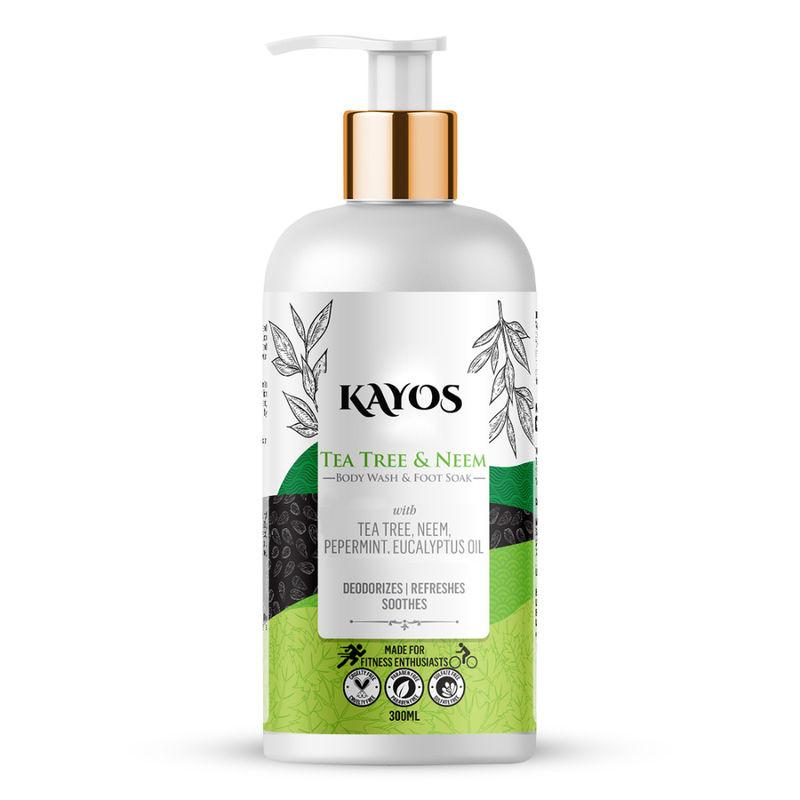 kayos antifungal soap with tea tree oil & neem