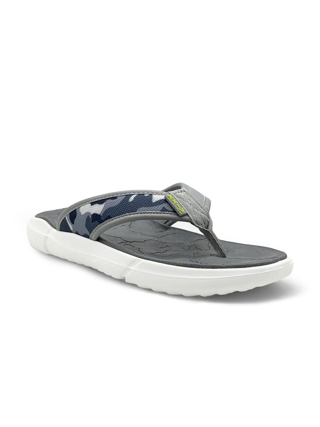 kazarmax men grey & white thong flip-flops