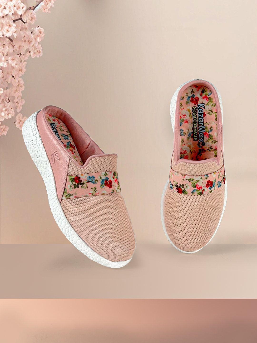 kazarmax women printed mule sneakers