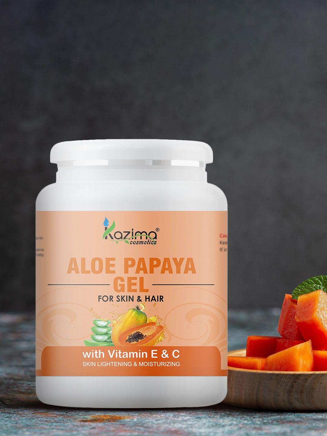 kazima aloe papaya gel for skin & hair - 500 g