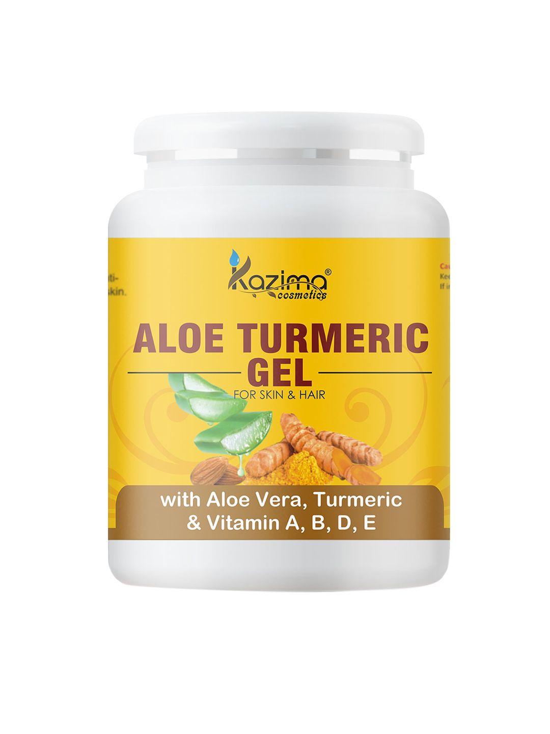 kazima aloe turmeric gel for skin & hair 500 g