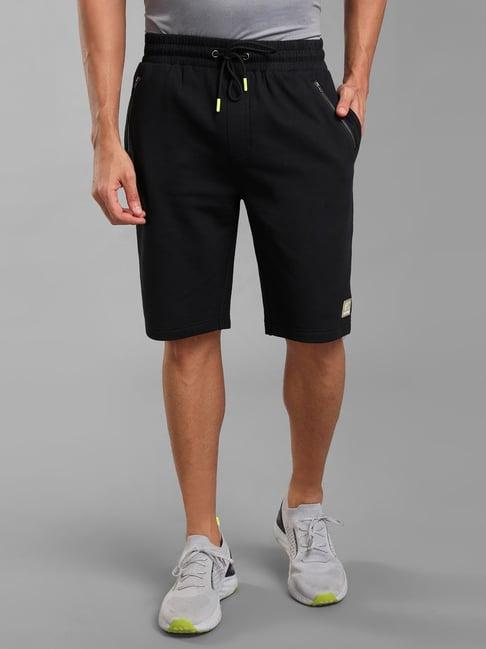 kazo black regular fit  shorts