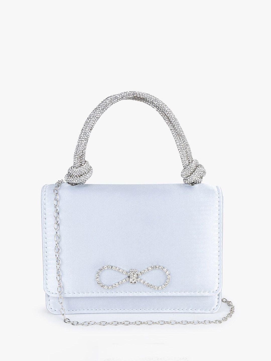 kazo embellished fabric purse clutch