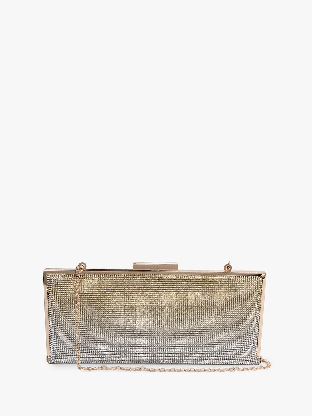 kazo gold-toned embellished purse clutch