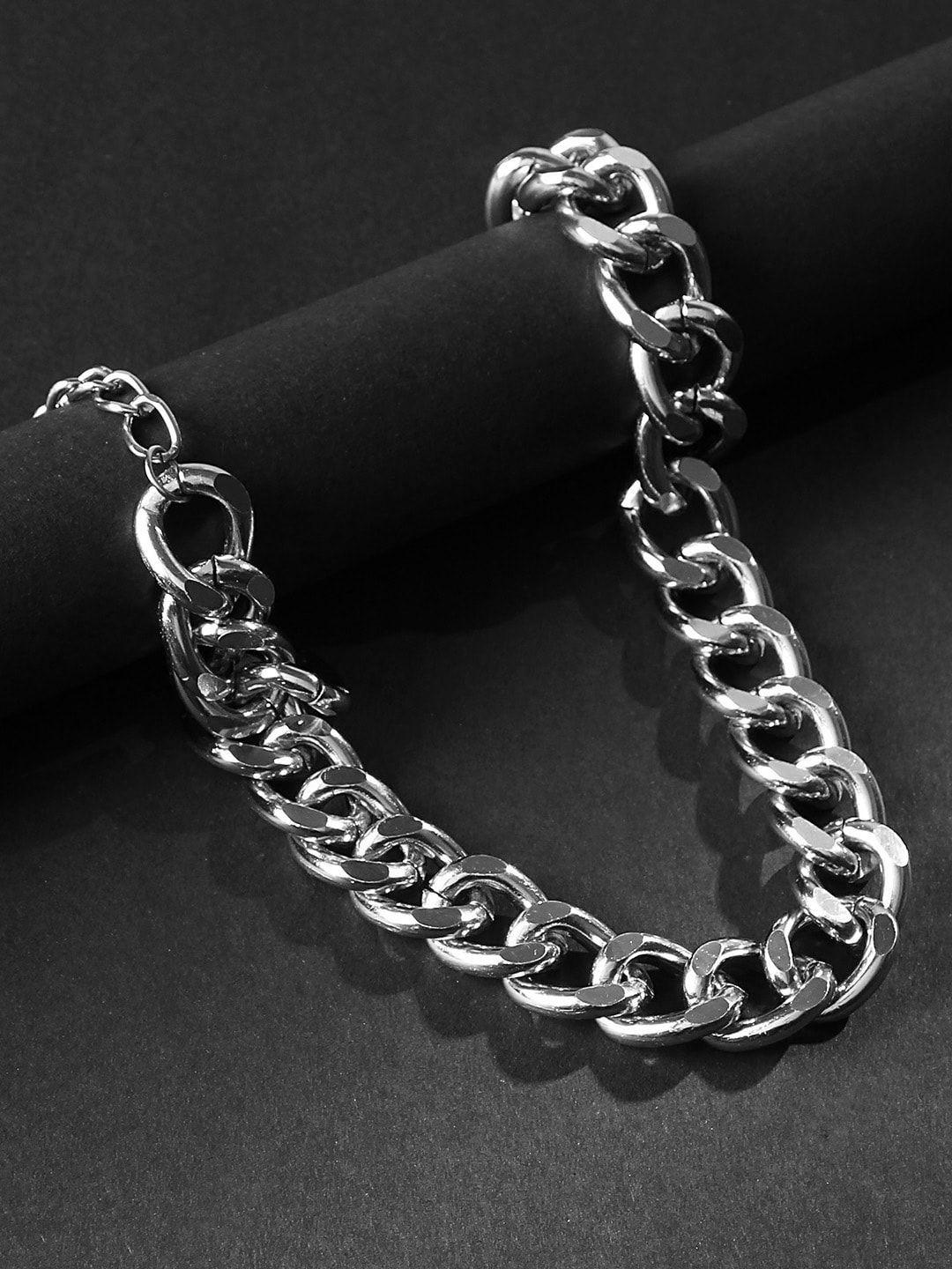 kazo silver-plated link chain
