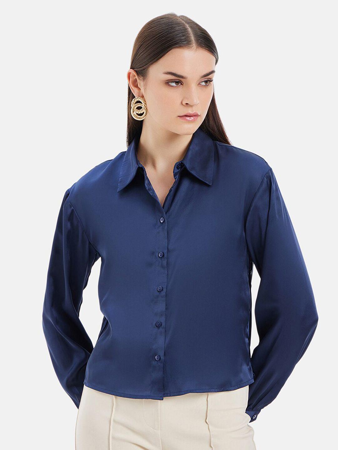 kazo women comfort opaque formal shirt