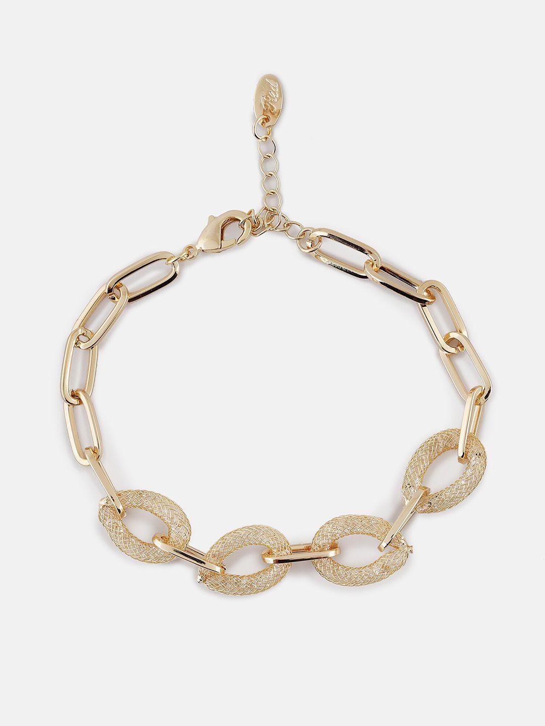 kazo women gold-plated link bracelet