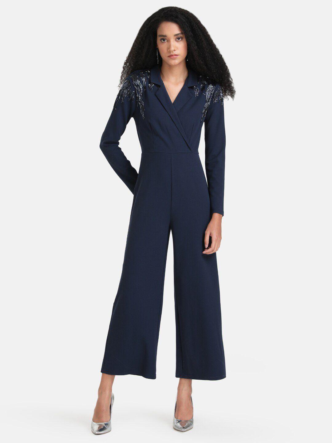 kazo basic jumpsuit with embellished