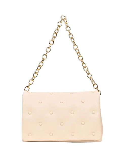 kazo beige medium shoulder bag