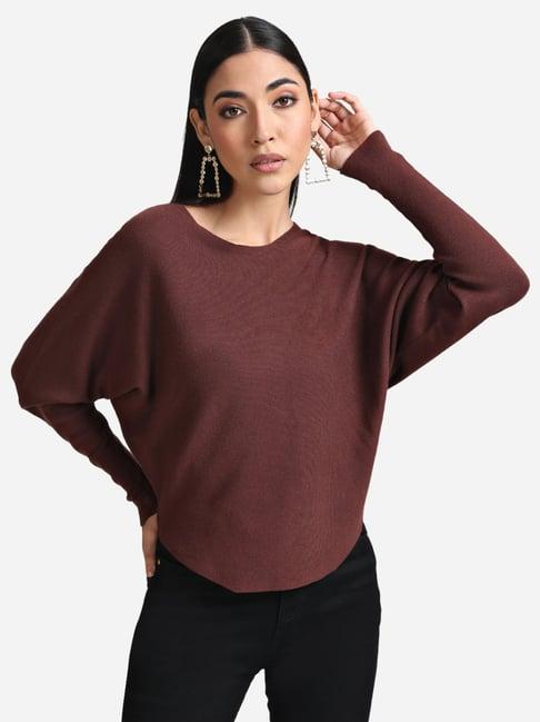 kazo brown cotton pullover