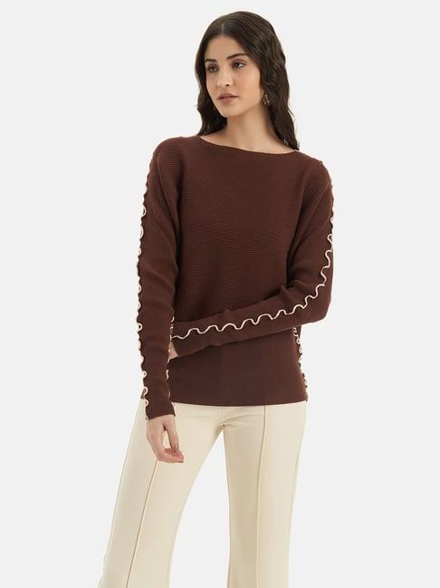 kazo brown pullover