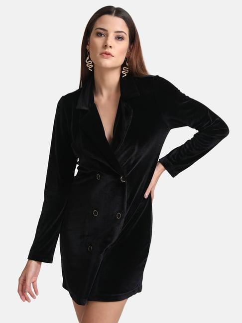 kazo double breasted blazer mini dress