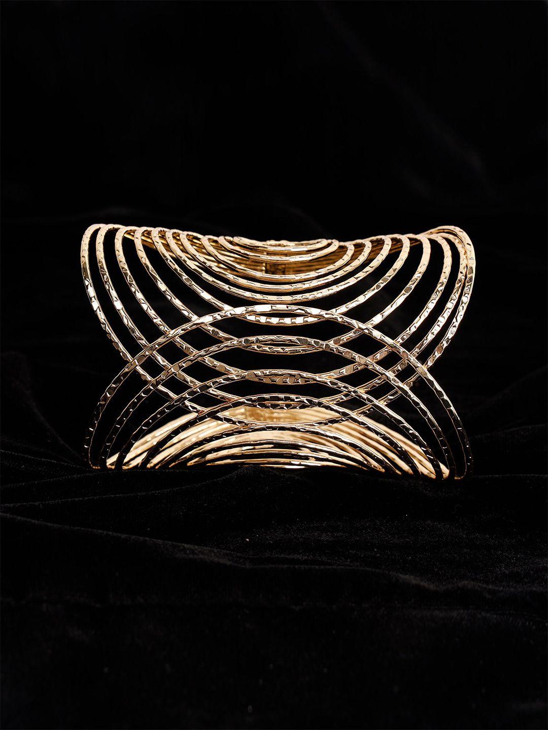 kazo gold-plated cuff bracelet