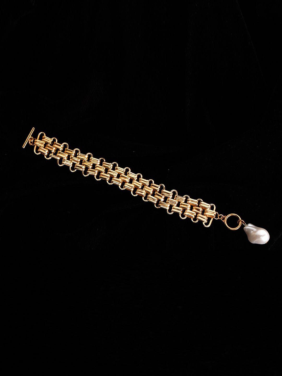 kazo gold-plated link bracelet