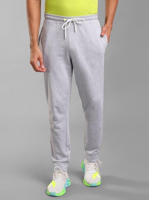 kazo grey melange regular fit joggers