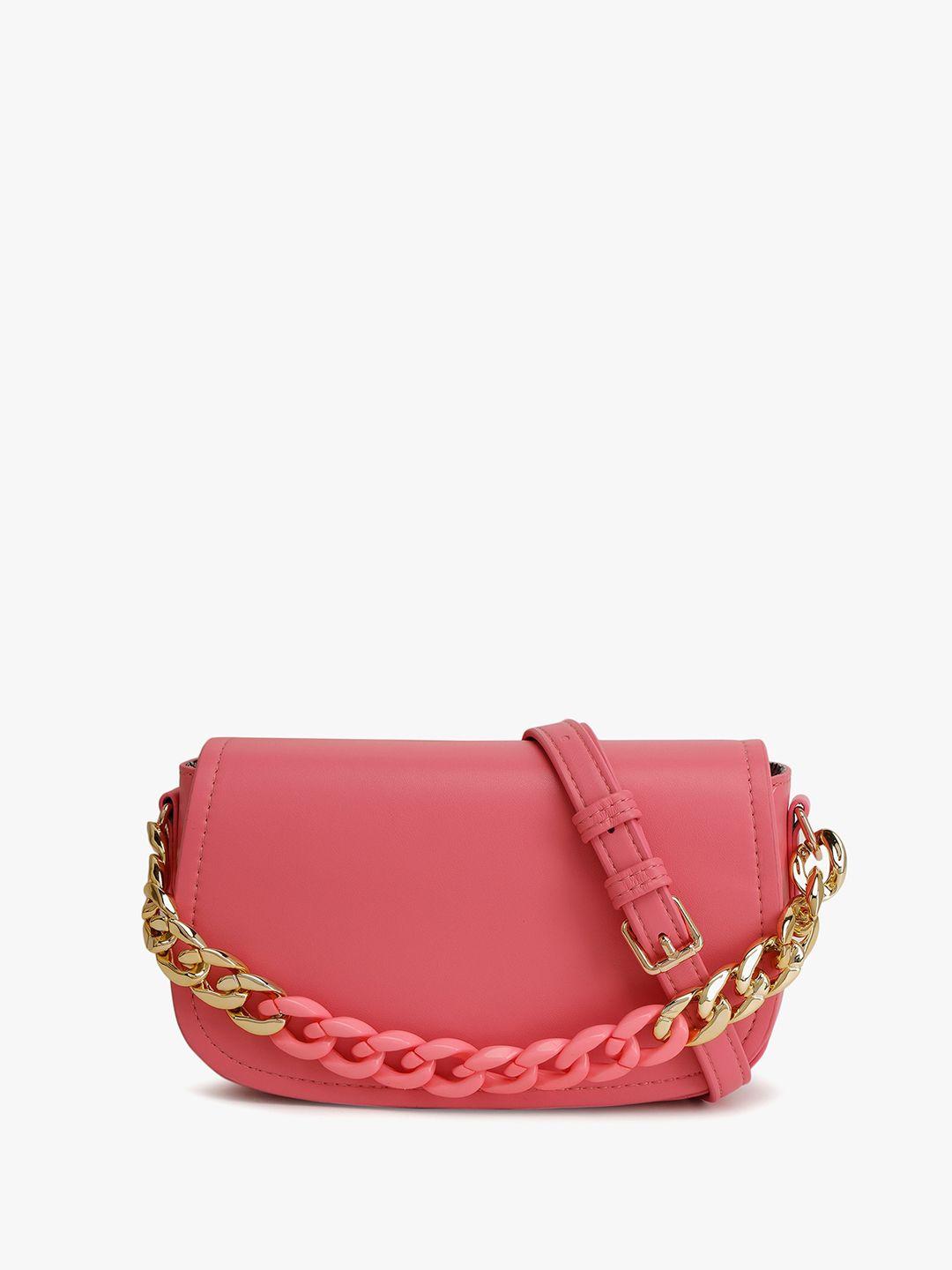 kazo leather structured shoulder bag with tasselled