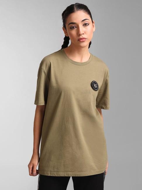 kazo olive printed t-shirt