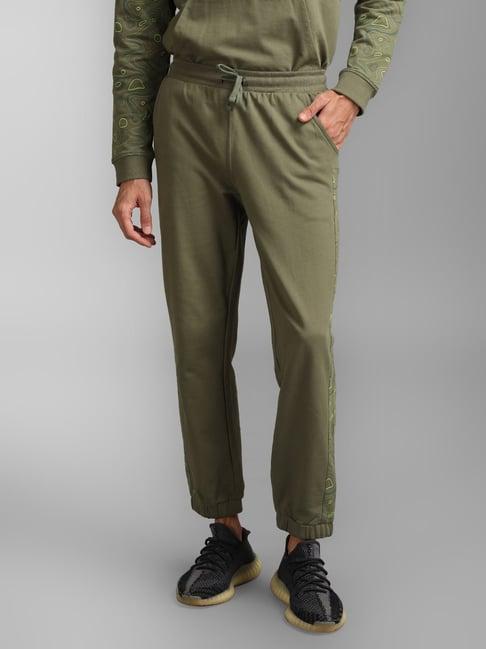 kazo olive regular fit joggers