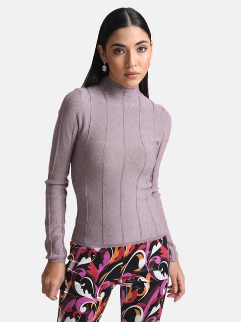 kazo purple cotton pullover