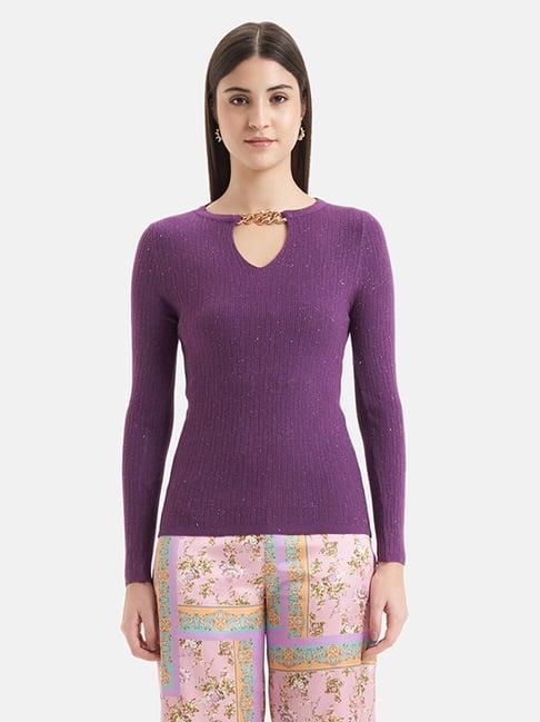 kazo purple pullover