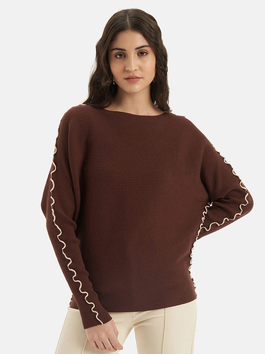 kazo ribbed pullover sweater