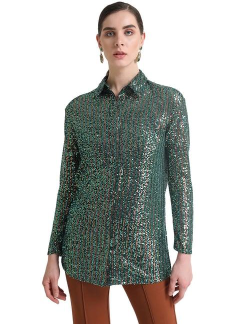 kazo sequin shirt