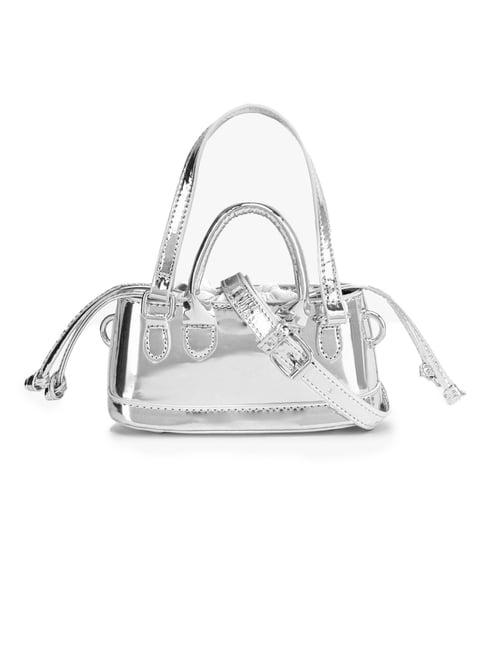 kazo silver small handbag