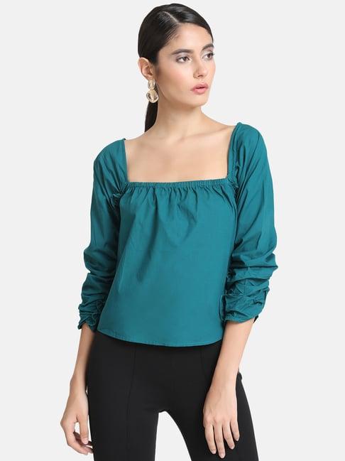 kazo teal top